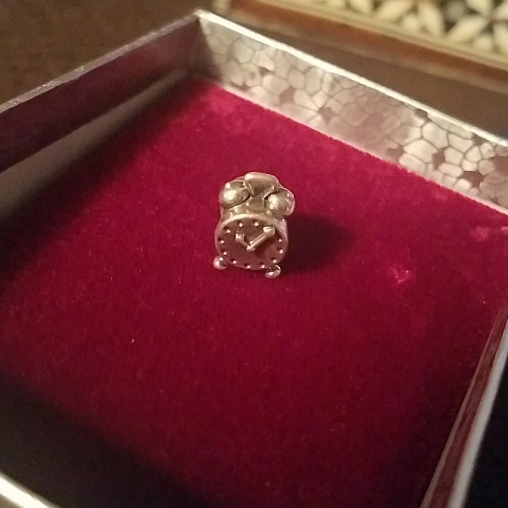 Alarm clock pandora charm